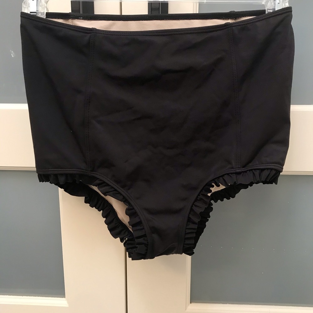Kortni Jeane All Ruffled Up Bottoms in Black